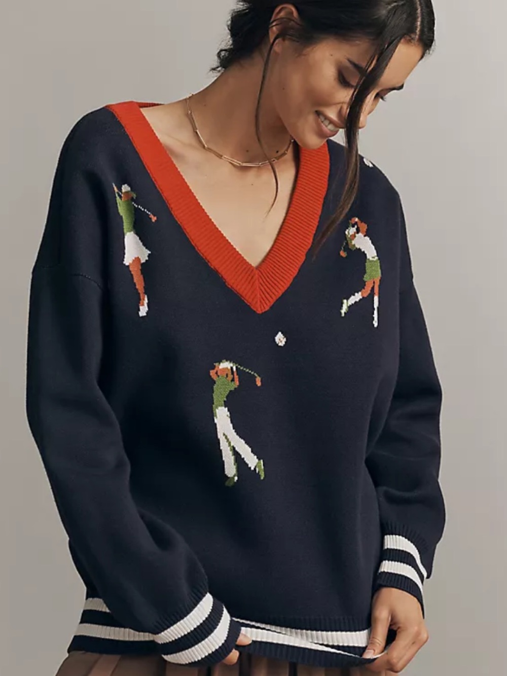 Anthropologie Daily Practice Sand Save Jumper size Medium Navy